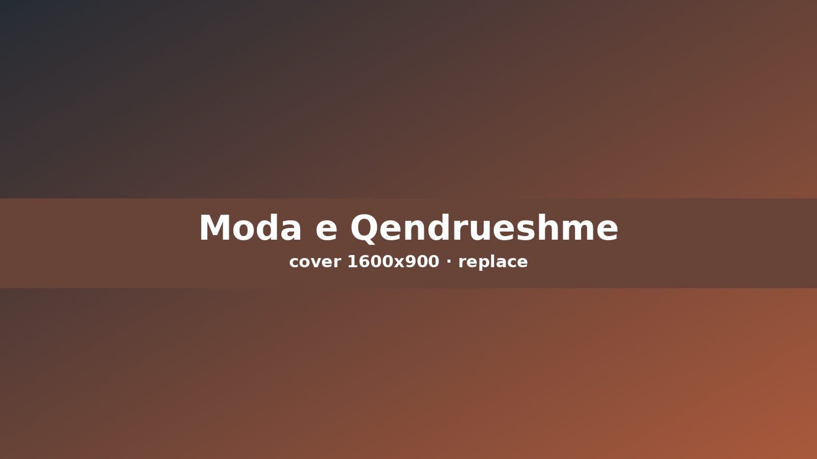 Moda e Qëndrueshme: Si po e Rikonceptojnë Markat Prodhimin